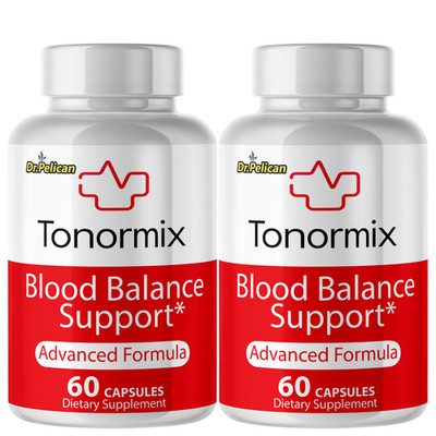 Tonormix- Blood Support- 2 Bottles- 120 Capsules