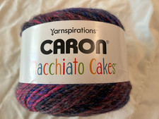 New Caron Macchiato Cakes Yarn -- Vivid Violet - 1 cake