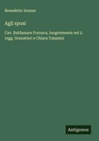 Benedetto Zenner | Agli Sposi | Buch | Italienisch (2025) | Antigonos Verlag
