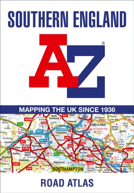 Southern England A-Z Road Atlas by A-Z Maps (Paperback Book)