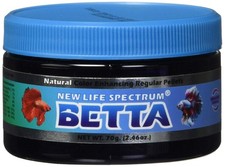New Life Spectrum Betta Fish Food 70G Natural Color Enhancing Pellets