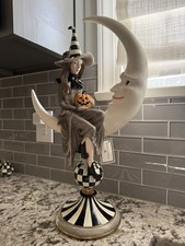 Mackenzie Childs Spellbound Witch Crescent Moon Brand New