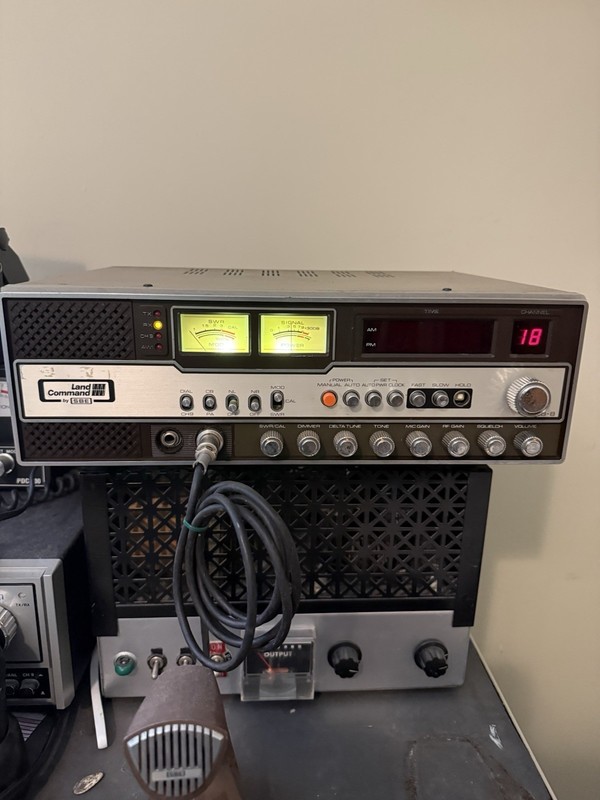 Land command base station with factory mic 