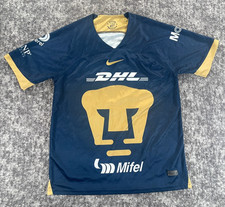 2023/24 Pumas UNAM Home Jersey Nike Hombres XL Fútbol Manga Corta Camisa Azul