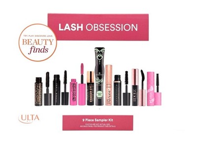 Ulta Beauty Finds LASH OBSESSION 9 Piece Mascara Favorites Sampler Gift Set Kit