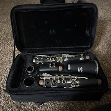 Clarinet Bb w/10reeds, Stand, Hard Case, Care Kit - Purple w/Silver Keys