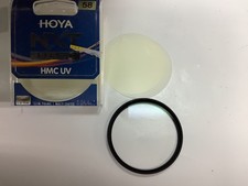 Hoya NXT HMC UV 58 mm Circular Slim Frame Multi-Coated Clear Camera Filter