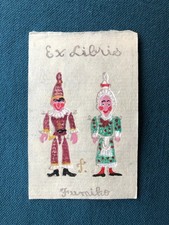 Japanese Ex Libris Bookplate Original Vintage Art Collectible : Unknown