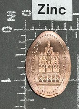 Wien Vienna Austria Votivkirche Votive Church Elongated Pressed Penny Euro Coin