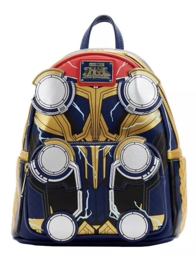 Loungefly Marvel Thor L&T Glow Cosplay Mini Backpack Amazon.com: Loungefly Marvel Thor L&T Cosplay MINI Backpack  main image 2