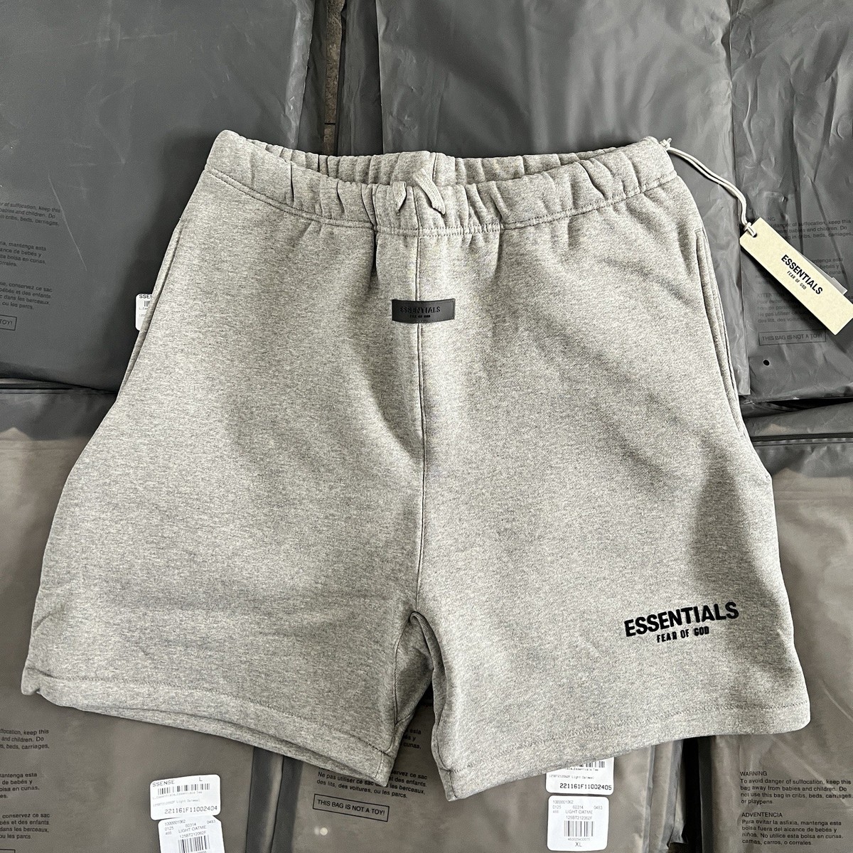 Fear Of God Essentials Sweatshort (SS22) Dark Oatmeal Size L