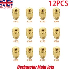 12x Carburetor Main Jet Kit For Mikuni VM TM Carb #210 #320 Jets Motorcycle