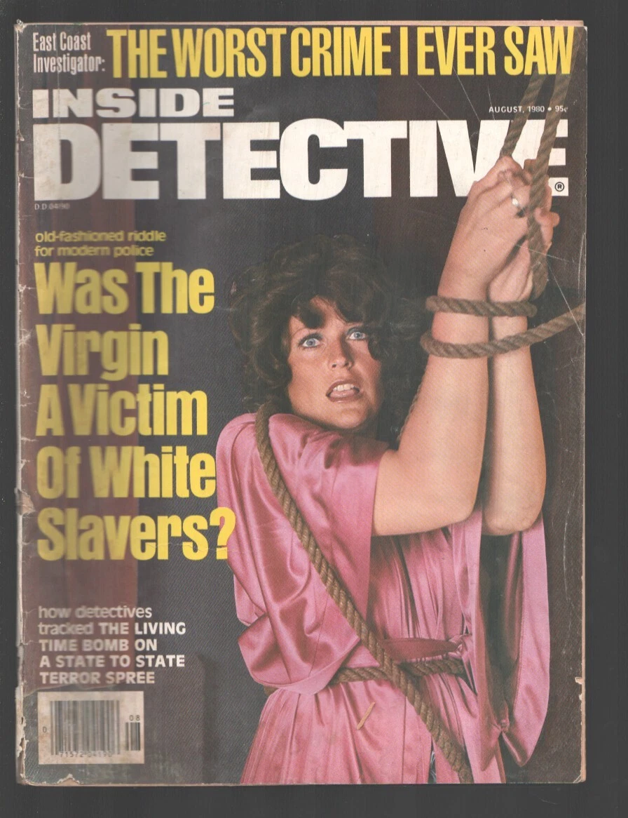 MAG: Inside Detective 81980-RGH-Bondage cover-White Slavers-Violent  crime-G | eBay