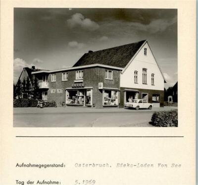 10130434 - 2178 Easter Break Edeka Shop By See Photo Mounted On Cardboard