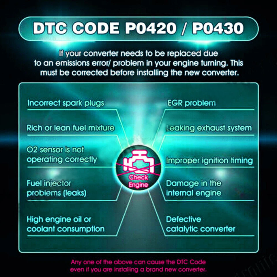 For 2009-2017 GMC Acadia 3.6L All Three Catalytic Converters Flex Pipe 4 PIECES Foto 3 de 4