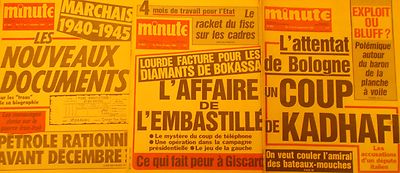 3 ''MINUTE'' 962-963-964 @@ GADDAFI das Attentat von BOLOGNA; Märsche in Deutschland