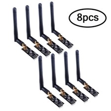 8Pcs For Arduino NRF24L01 PA LNA SMA Antenna 2.4ghz wireless transceiver USA