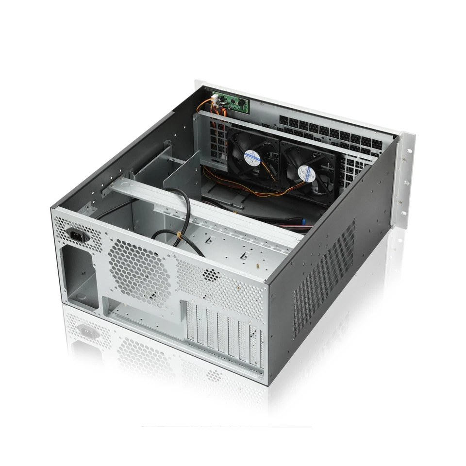 RackChoice 5U rackmount Server Chassis Silver Color Support Liquid Cooling Co... - Image 4 of 4