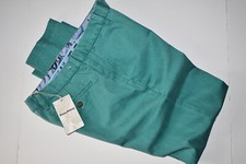 Tommy Bahama Pants Boracay Solid Flat Front Latigo Bay Blue New 32x32 32 Waist