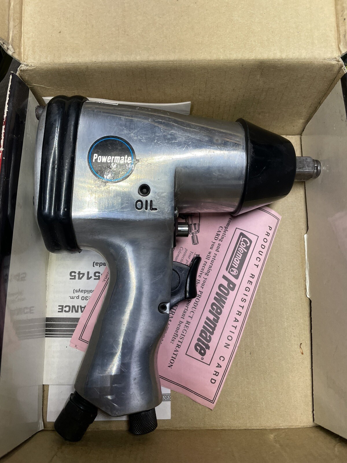COLEMAN POWERMATE  1/2 inch air impact wrench