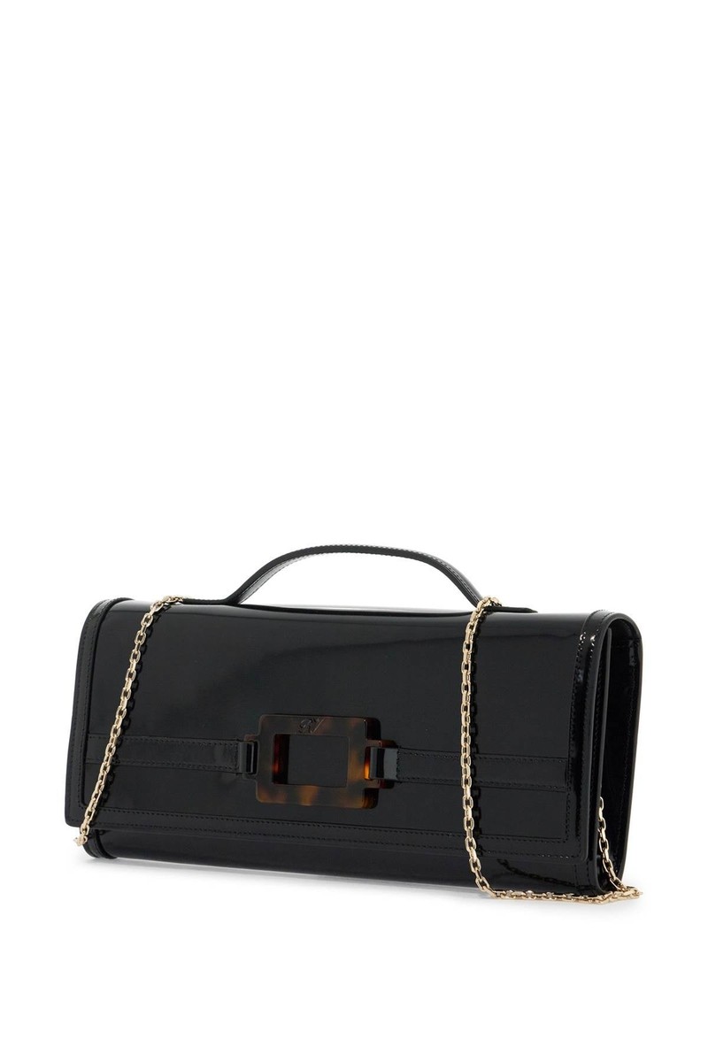 【関税&送料込】Roger Vivier Belle Vivier Clutch Roger Vivier Brushed Leather Belle Vivier Clutch Bag | eBay