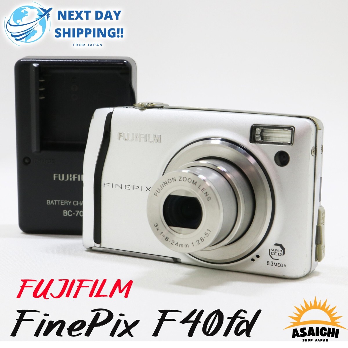 FUJIFILM FinePix F40fd Compact Digital Camera 8.3MEGA SUPER