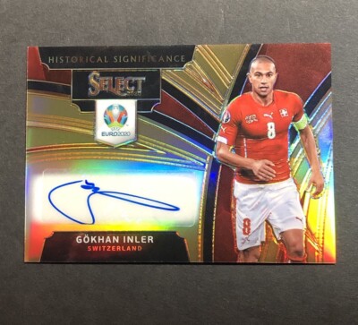2020 Select UEFA Euro Gokhan Inler Historical Significance Copper Auto #/49 E97