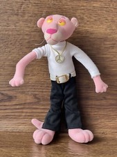 Pink Panther 10 Plush Stuffed Animal in Disco Outfit Fun 4 All Corp 2001