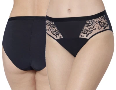 Slip Donna vita alta in tulle TRIUMPH DAHLIA FLORALE MAXI Intimo comfort Comoda