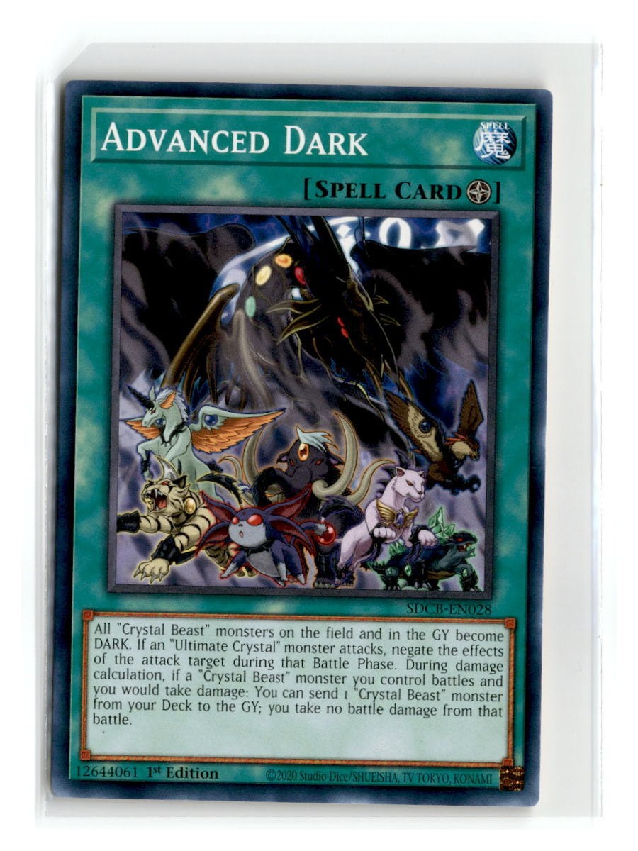 3x Advanced Dark - SDCB-EN028 1st Edition - YuGiOh-LP