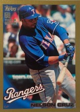 2010 Topps #435 Nelson Cruz Gold