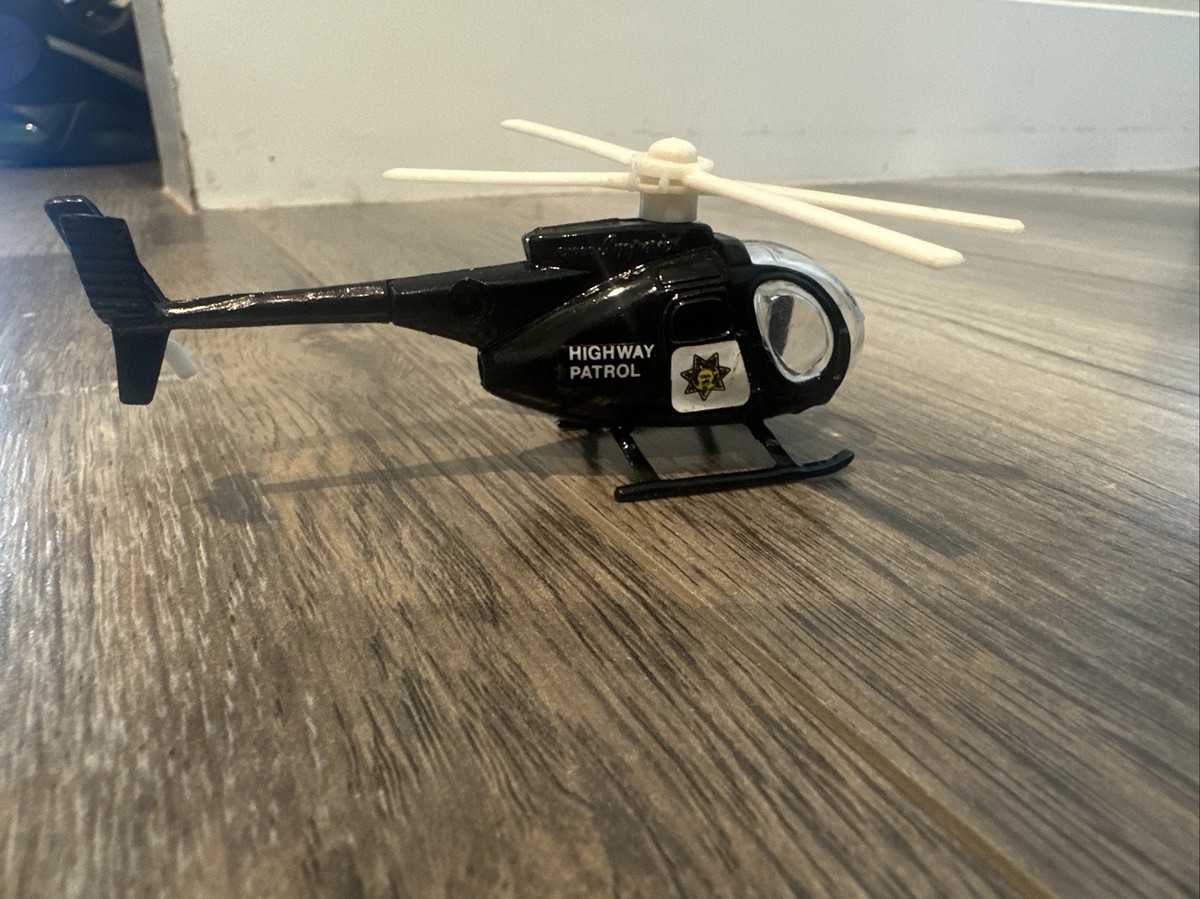 IMPERIAL TOY HELICOPTER CHIPS HIGHWAY PATROL VINTAGE 1980 DIECAST