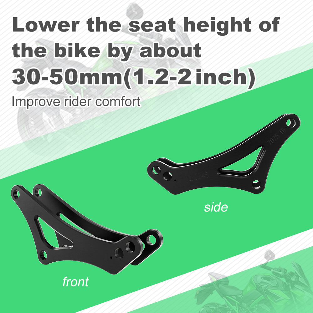 Fit For Kawasaki Z900RS 2018-2024 30mm-50mm Aluminum Fit For Kawasaki Z900RS 2018-2024 30mm-50mm Aluminum