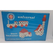 UNIVERSAL STECK-BAUKASTEN LEHRREICHES BESCHAFTIGUNGSSPIEL FACTORY SEALED