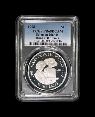 SOLOMON ISLANDS. 1998, 10 Dollars, Silver - PCGS PR68 - Top