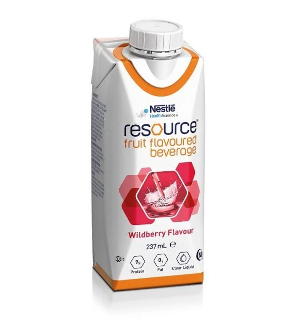 Resource Fruit Flavoured Beverage 237 ml Orange Peach Wildberry supplement drink - image 3 of 4