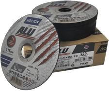 Norton Aluminium Trennscheiben A 60Q - BF41  ALU 115/125 x 1,0 x 22,23mm Premium