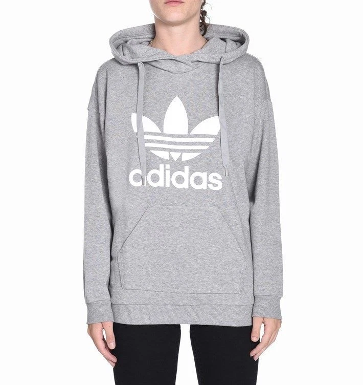 Adidas grey sale and white sweatshirt