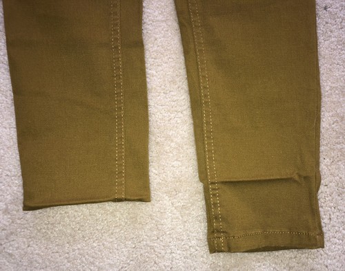 Pull&Bear PULL and BEAR JEANS Mex 26 Euro 36 27x31 Chartreuse Basic Denim RARE - Picture 8 of 17