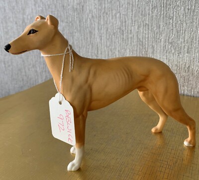 BESWICK DOG THE WINDHUND JOVIAL ROGER SANDY BROWN MATT MODELL Nr. 972 TOP A