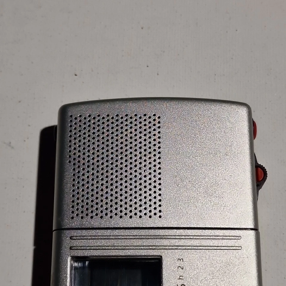 Grundig Stenorette Dictation Device Sh23 Micro Cassette For Parts or Repair - Bild 2 von 4