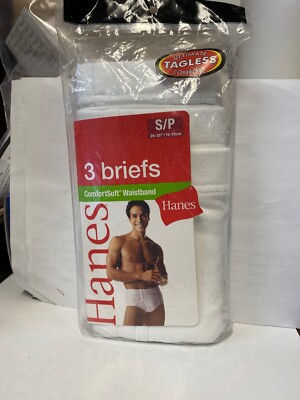 brand new authentic vintage dead stock briefs. Hanes size small