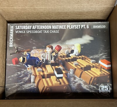 Brickmania Saturday Afternoon Matinee Pt6 Venice Speedboat Taxi Chase NEW/VHTF