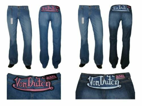Y2K Von Dutch Denim Jeans Mens 32 x 32 USA Patched Y2K Von Dutch Denim Jeans Mens 32 x 32 USA Patched