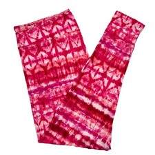 TC LuLaRoe Leggings DARK PINK TIE DYE SIZES 12-18 Tall  Curvy VALENTINE'S DAY