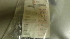 NEW  Mial 611.3 Polystyrene Capacitors, Pack of 100  *FREE SHIPPING* 