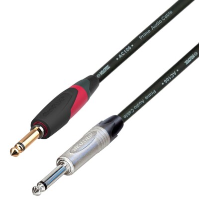 Klotz Neutrik Silent Guitar Cable 1/4    Straight to Straight Jack (NS AC106)
