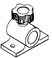 FLEXBAR LEXAN LATHEGUARD - MOUNTING BRACKET FOR TOP/BACK OF HEADSTOCK - #13068