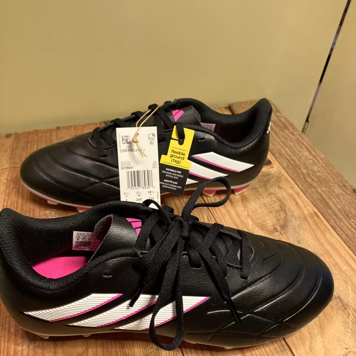 Adidas football shoes black and cheap white