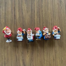 6 x Ferrero Kinder Surprise Egg Gnomes Vintage 90's 1992 Figures Toys Lot
